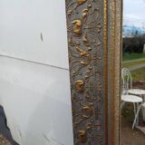 Wood and Gilded Stuk Mirror, early 20th century