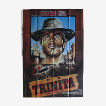 Affiche de cinéma originale "trinita prepare ton cerceuil" Terence Hill
