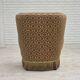 1960s, Danish armchair, furniture velour, beech wood.