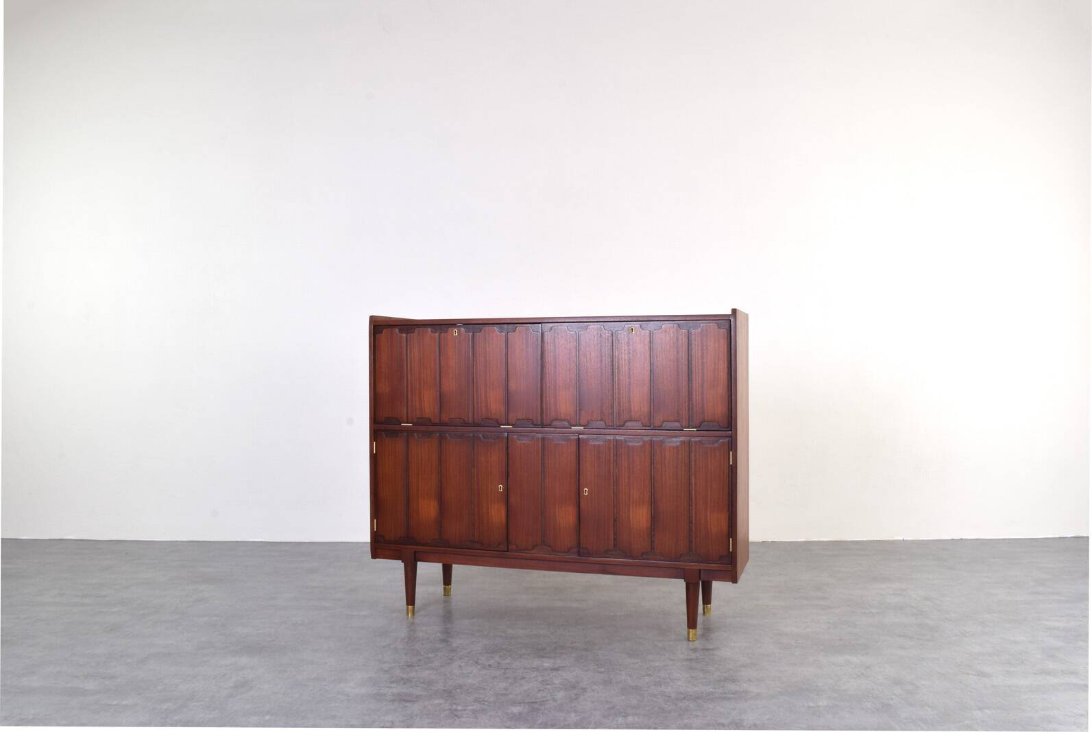 Mid-Century Norwegian Teak Highboard, 1960s.