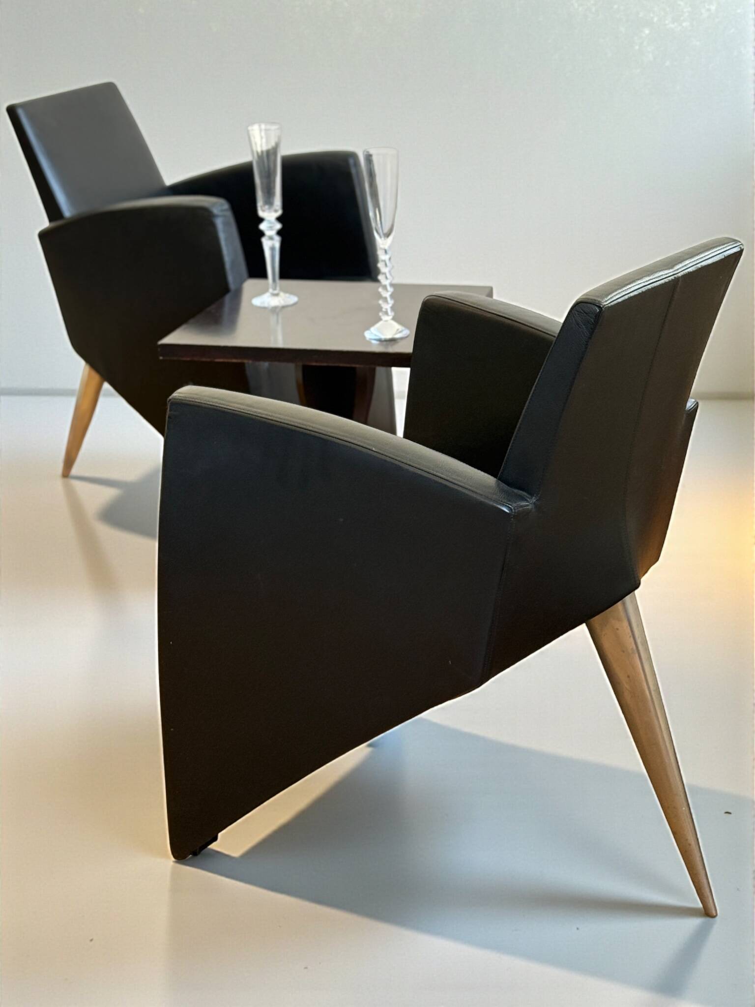 "J" armchairs by Philippe Starck for Aleph, 1989, set of 2