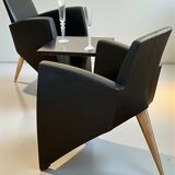 "J" armchairs by Philippe Starck for Aleph, 1989, set of 2