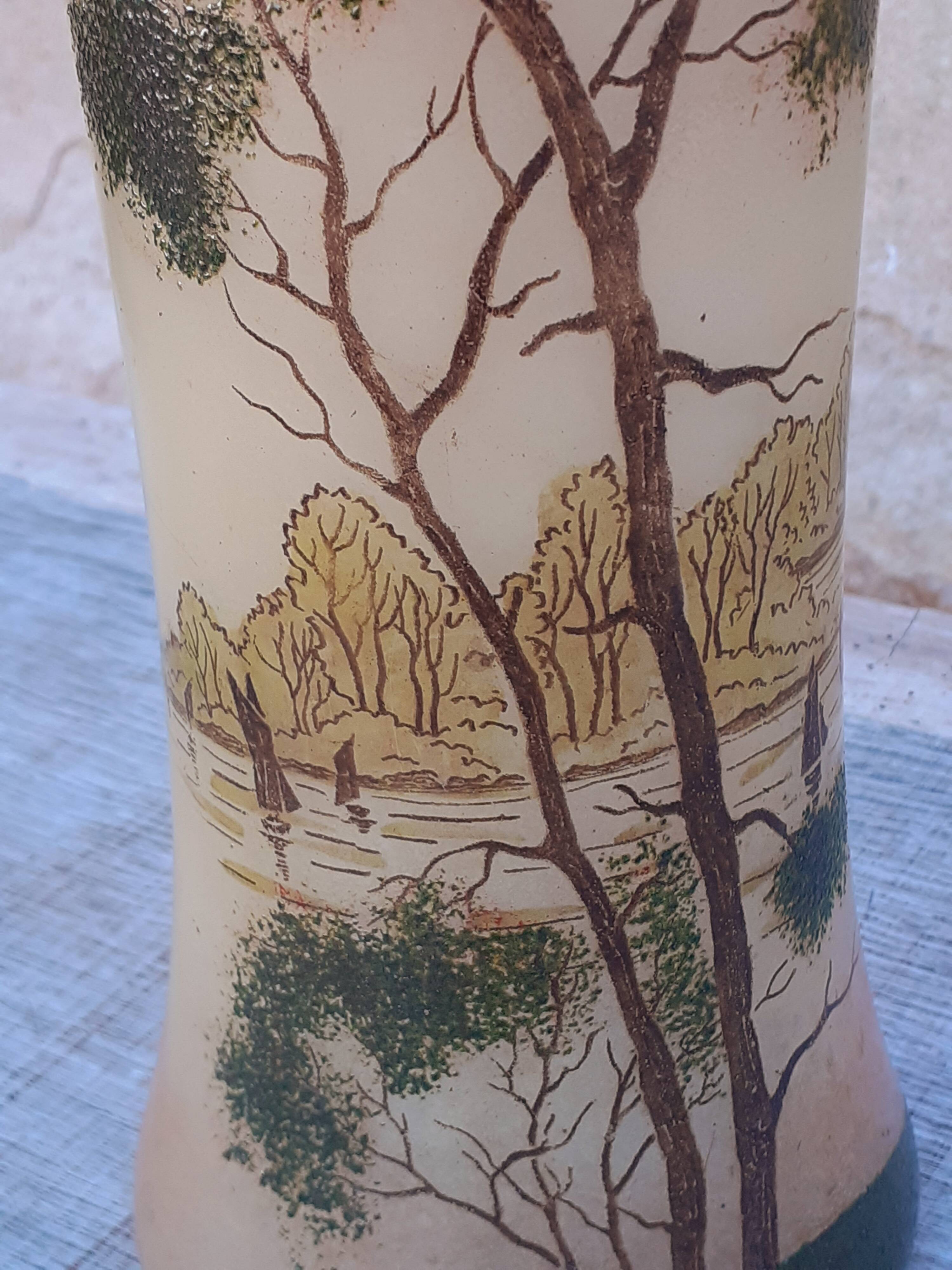 Art Nouveau style vase by Legras