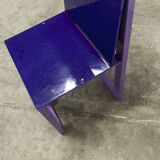 Chaise en métal et plexiglass création unique