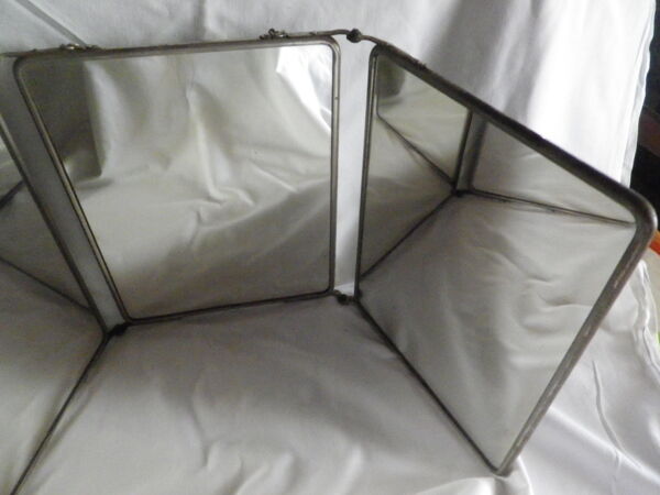 Miroir triptyque vintage 65x27cm