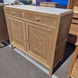 Art Deco buffet in white marble