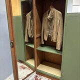 Asymmetrical wardrobe from the 1950s.