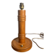 Solid wood table lamp base from the 60s