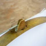 Miroir en laiton, Italie milieu XXème