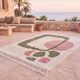 Tapis en laine pure fait main 2/3 m