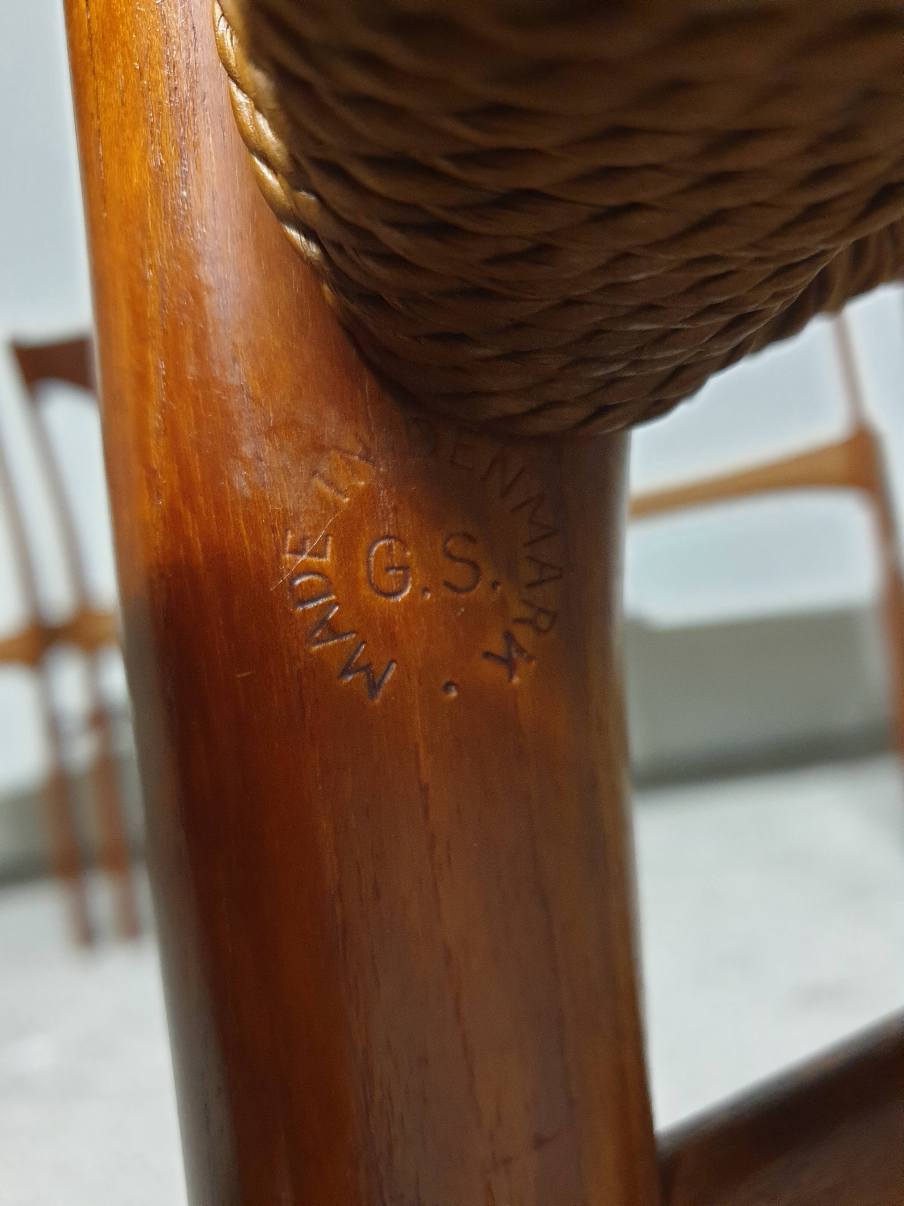 Set of 6 Mid-Century Danish Teak Chairs