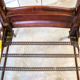 Recliner wooden armchair, Italy 50s