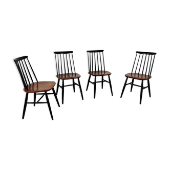 4 chaises années 60