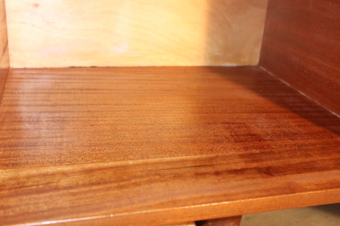 Teak and zebrano sideboard