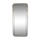 Ancien Grand miroir des années 60 en laiton et parcloses 137 x62cm