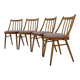 1970s Antonin Suman Beech Dining Chairs, Set of 4