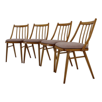 Set de 4 chaises Antonin Suman des années 1970