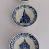 set of 3 decorative plates Delft