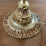 Pair of brass bedside lamp