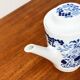 Teapot or coffee pot in German ceramic from the mid-century, Hamburg Form 20 series decor Blumenspiel by Lieselotte Kantner for Melitta, 1960s.