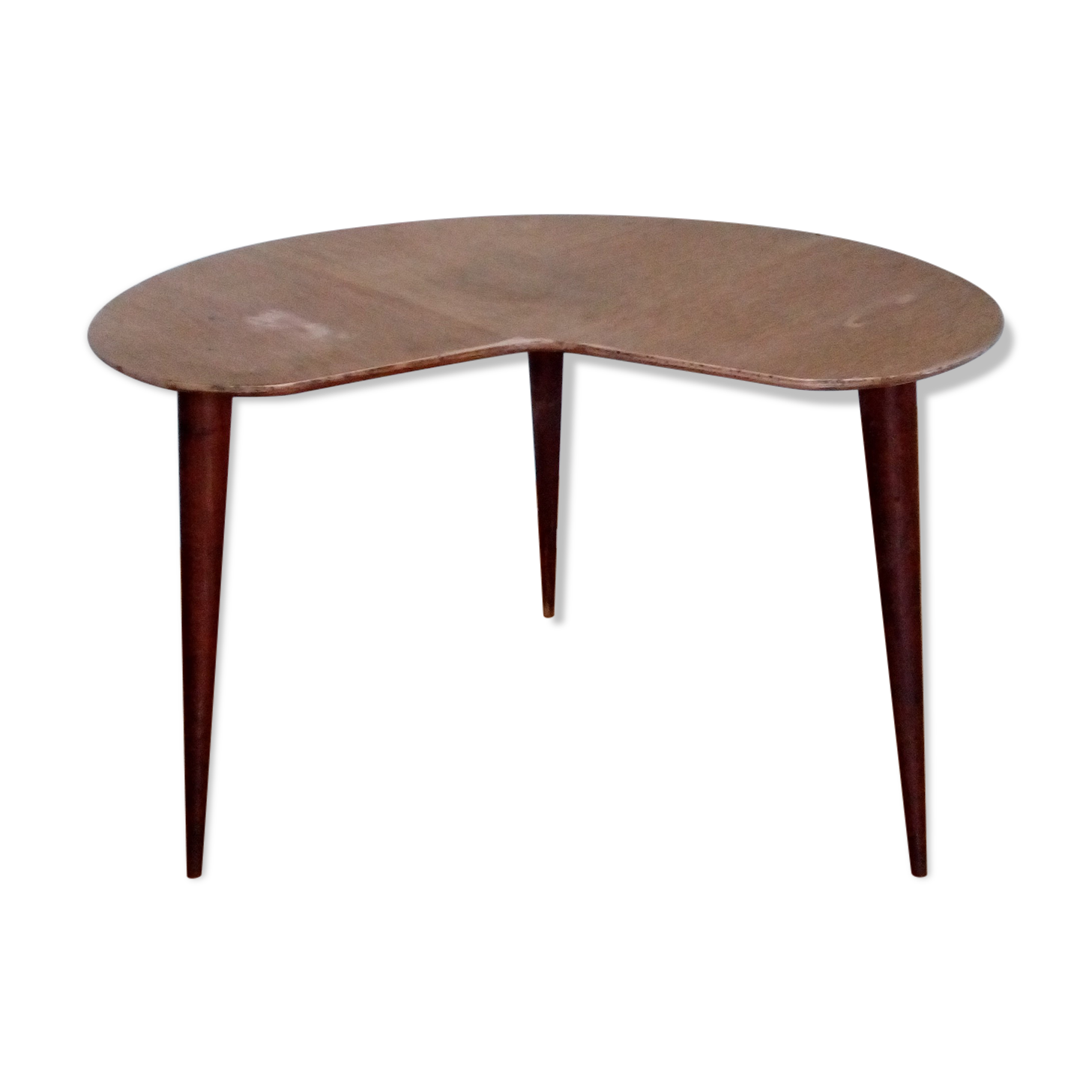 Coffee table bean feet tapered compass