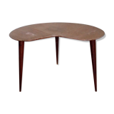 Coffee table bean feet tapered compass