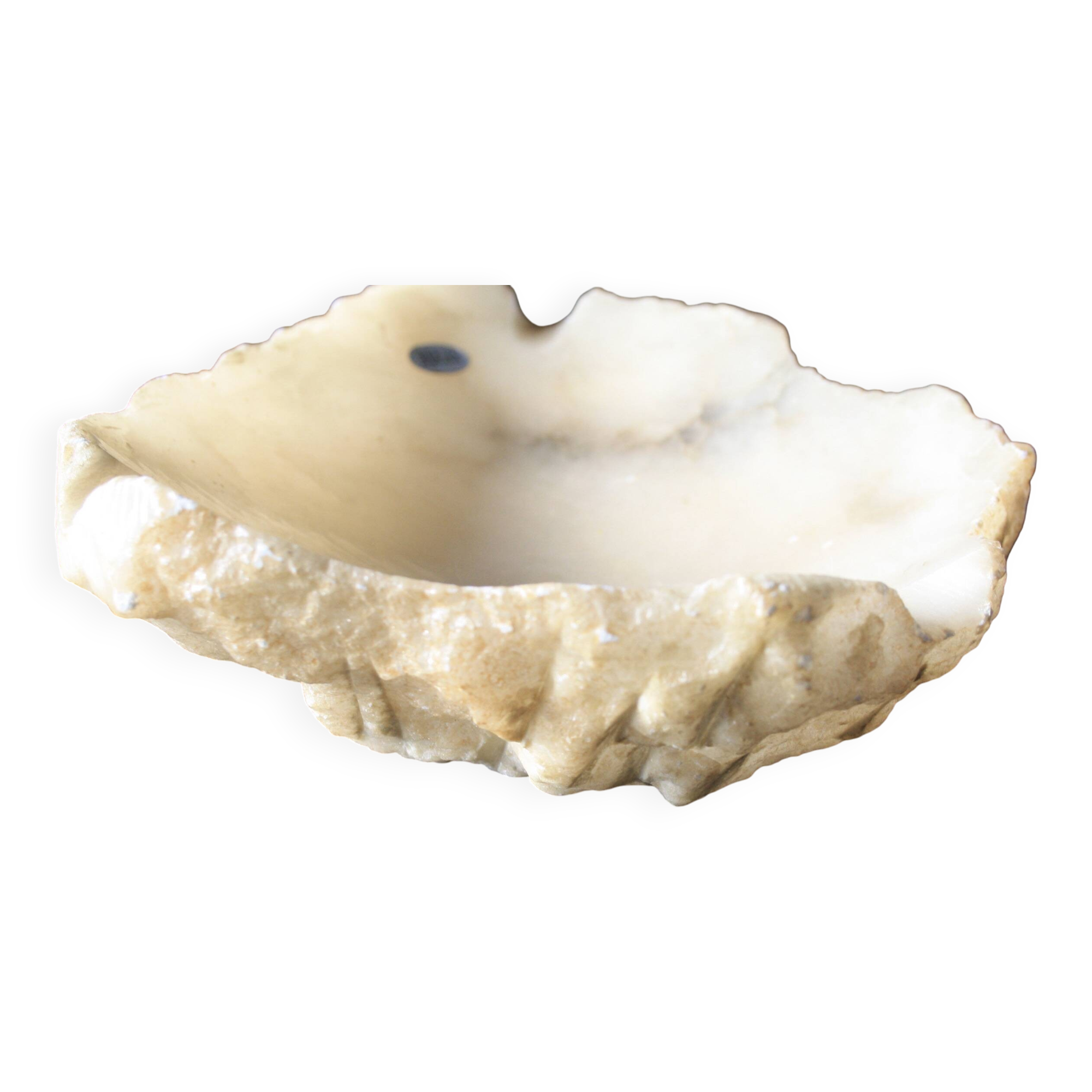 Alabaster pocket emptier/ashtray