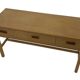 Buffet bas compact vintage en chêne, style années 70.