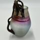 Miniature blown glass vase, Vasile Tubi Vadan, Romania