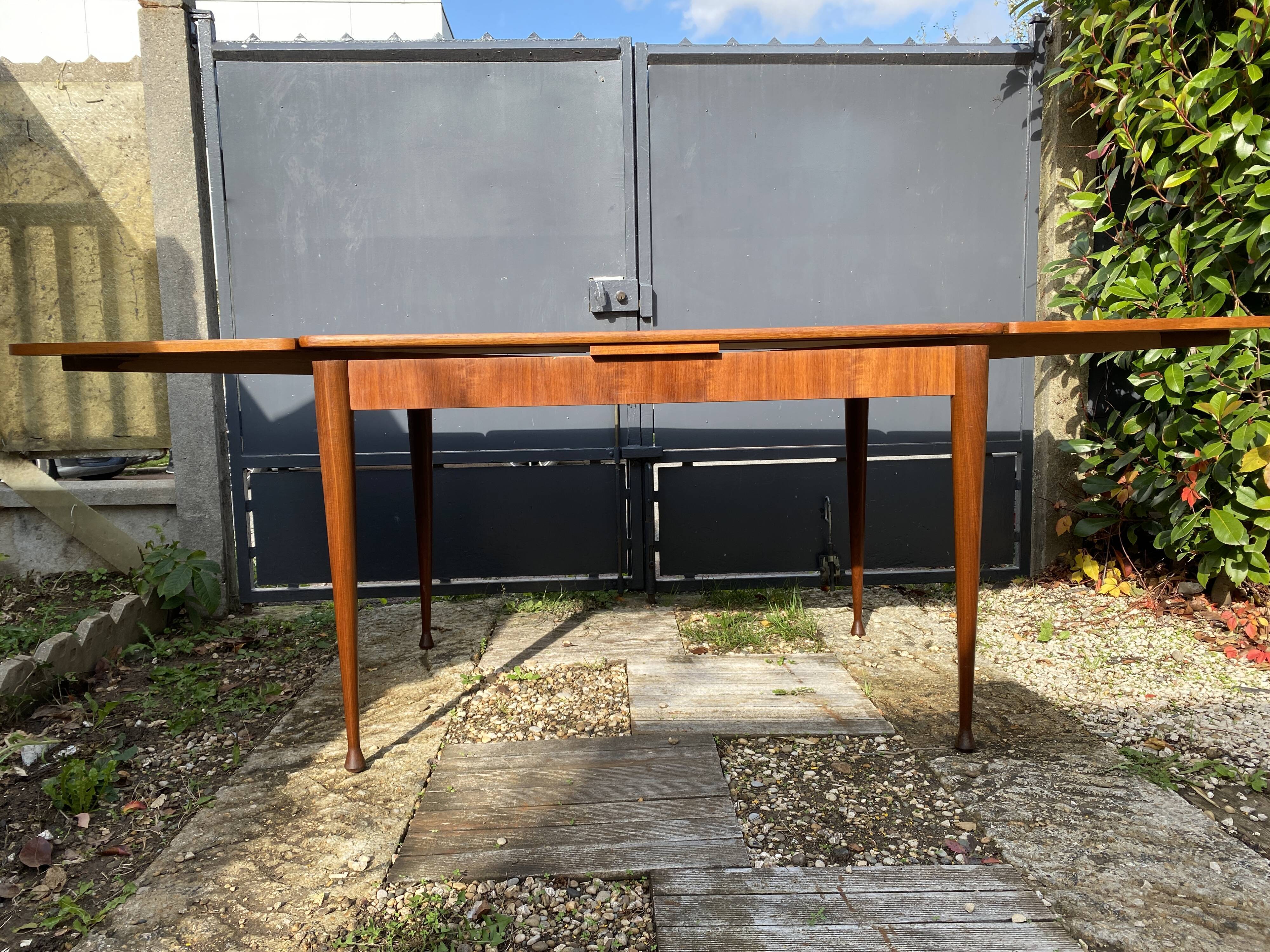 1960 scandinavian extension table