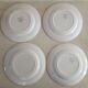 Lot de 4 assiettes terre de fer Digoin Sarreguemines