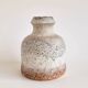 Ceramano vase with textured lava glaze