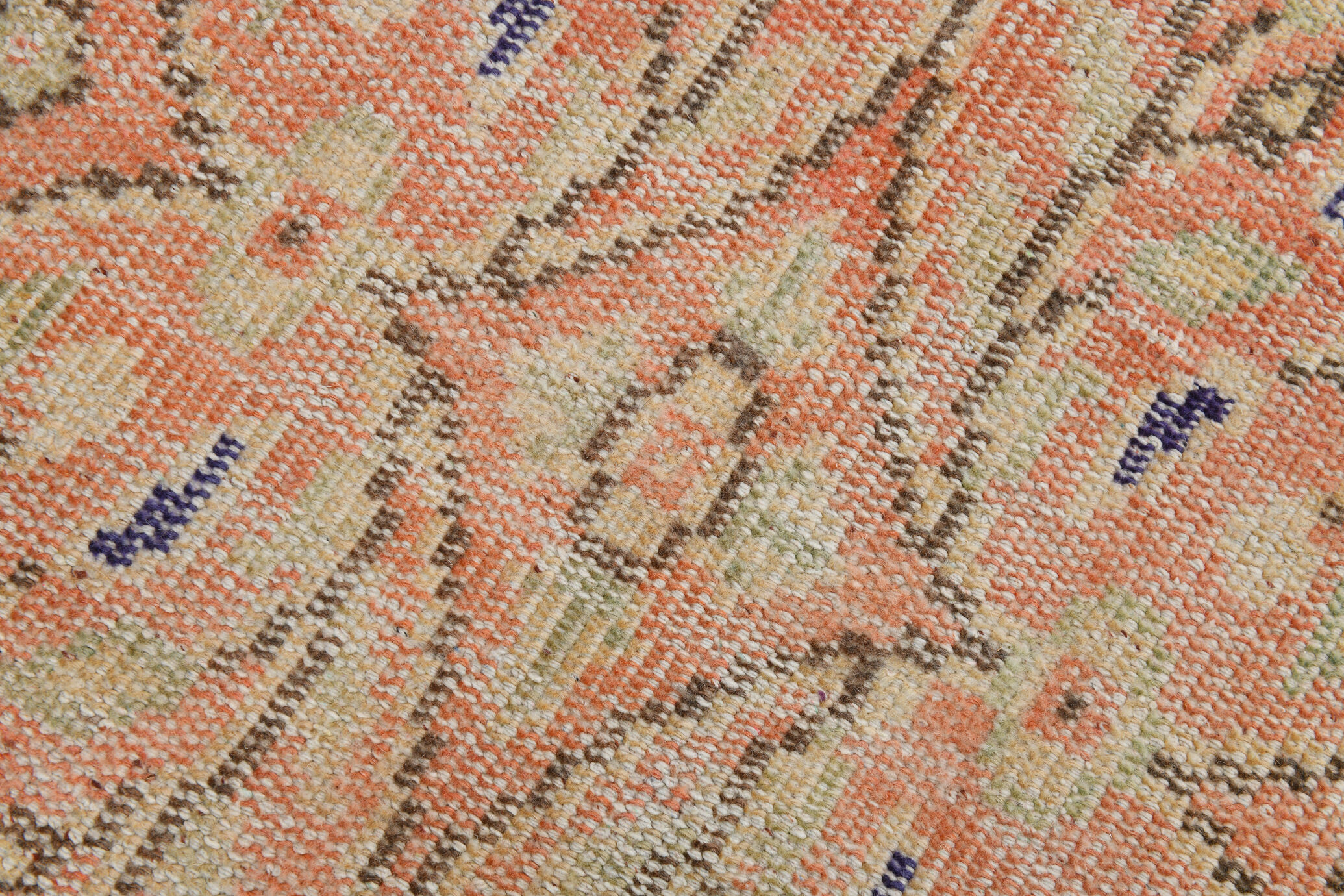 Vintage runner rug, 74x314cm