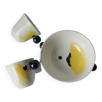 Constance Guisset designer breakfast set of cups and bowls
