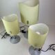 Pair of Italian Opaline Table Lamps, 1990s