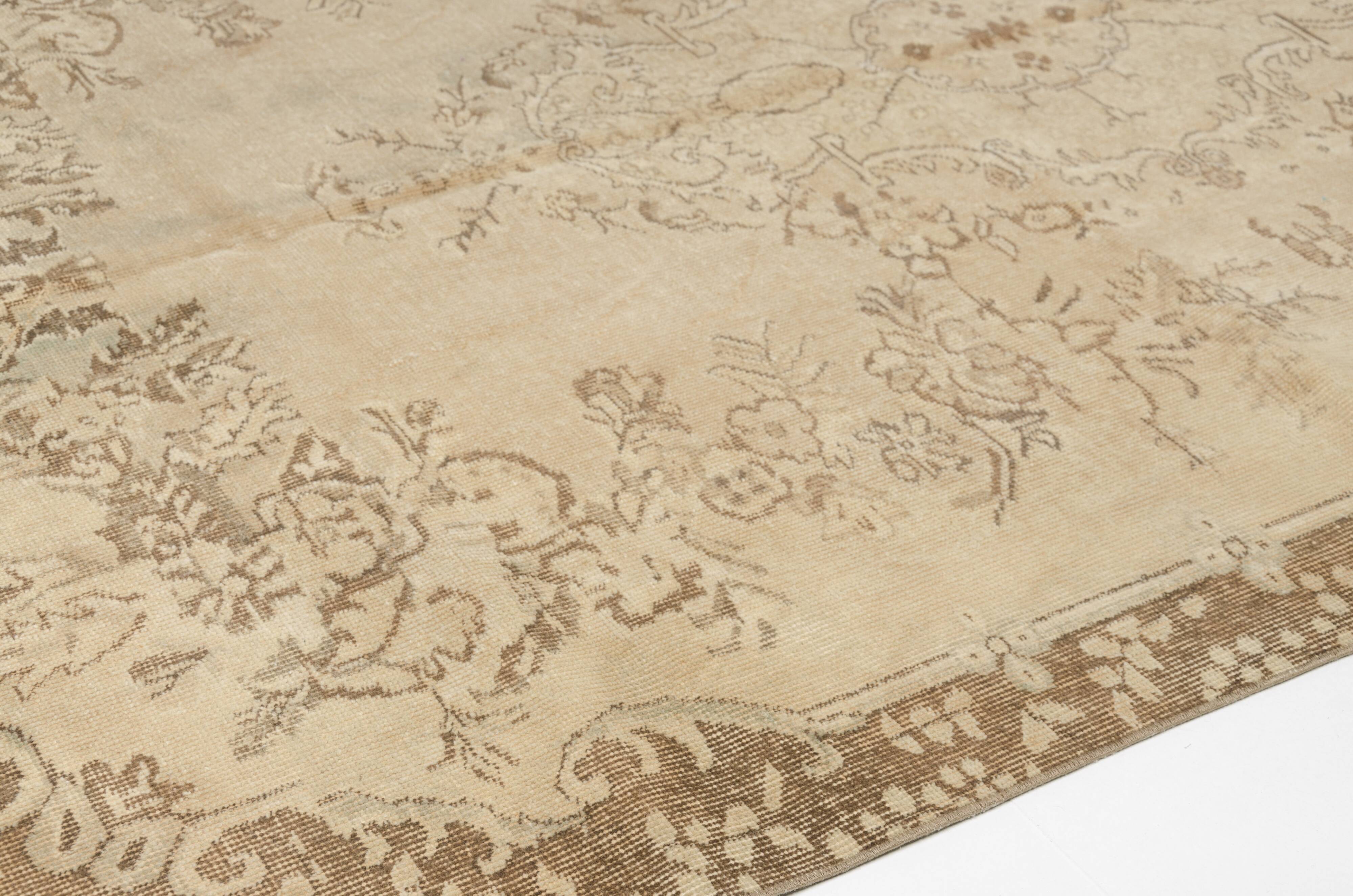 Bige Handknotted Floor Rug sku-2336