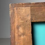 Ripple frame mirror black 20th century