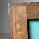 Ripple frame mirror black 20th century