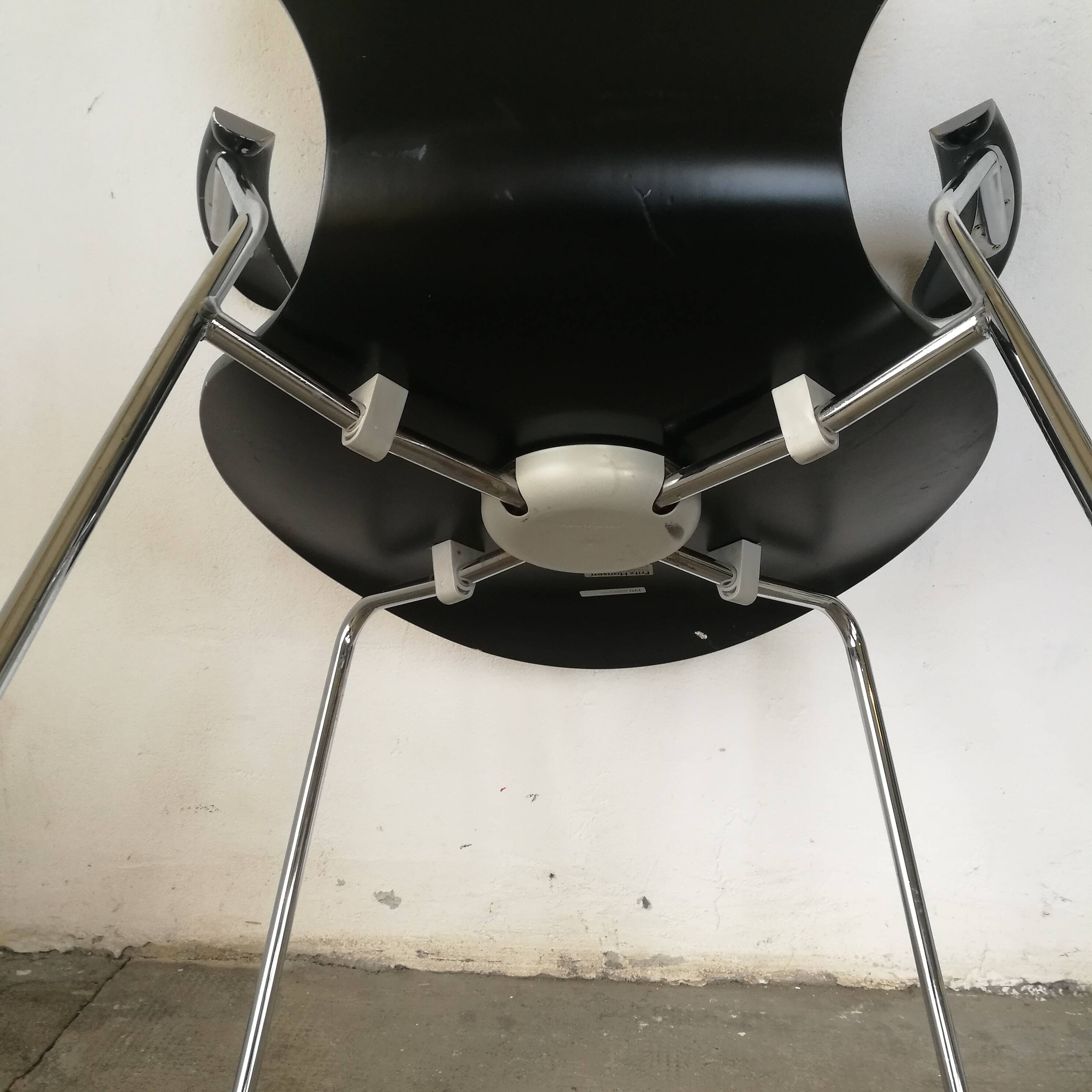 Fauteuil butterfly par Arne Jacobsen pour Fritz Hansen , serie7