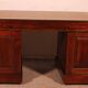 English mahogany pedestal desk