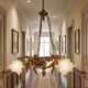 Bronze cherub chandelier from the 1970s.