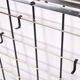 Vintage chrome color aluminum wall coat rack 1950s