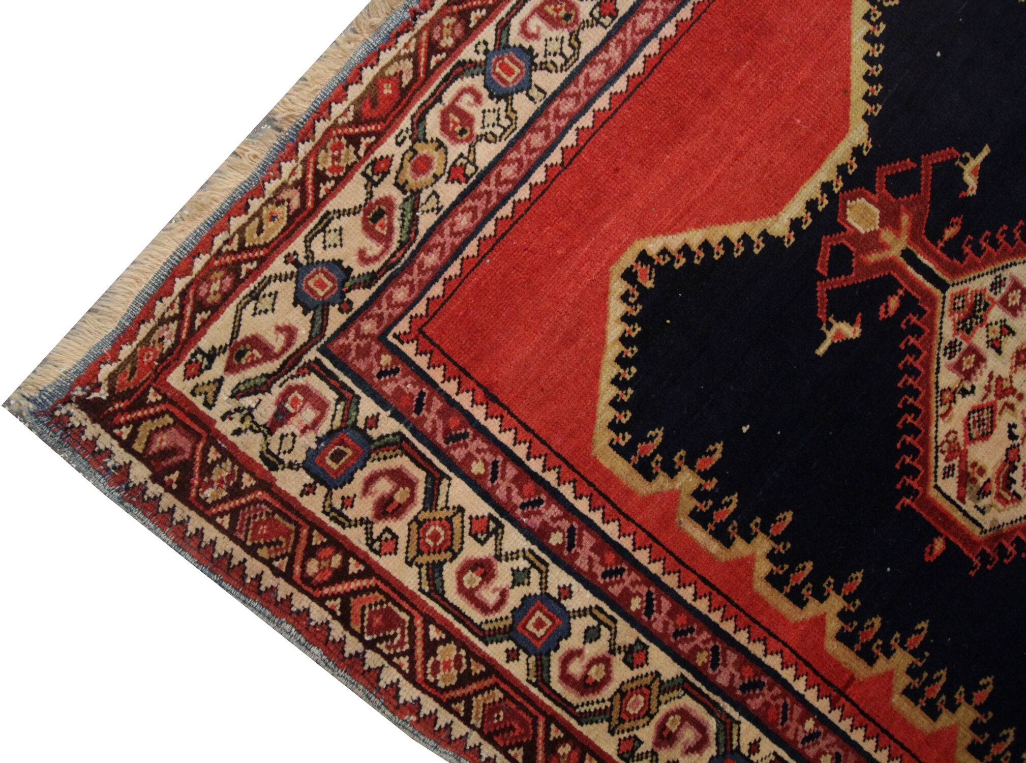Antique Caucasian Karabagh Rug 116x220cm