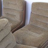 Suite de 6 fauteuils années 1970