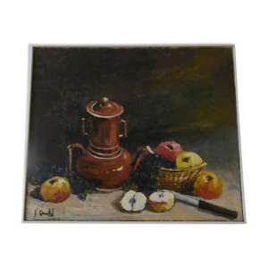Nature morte peinture xxeme