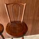 Paire de tabourets bistrot