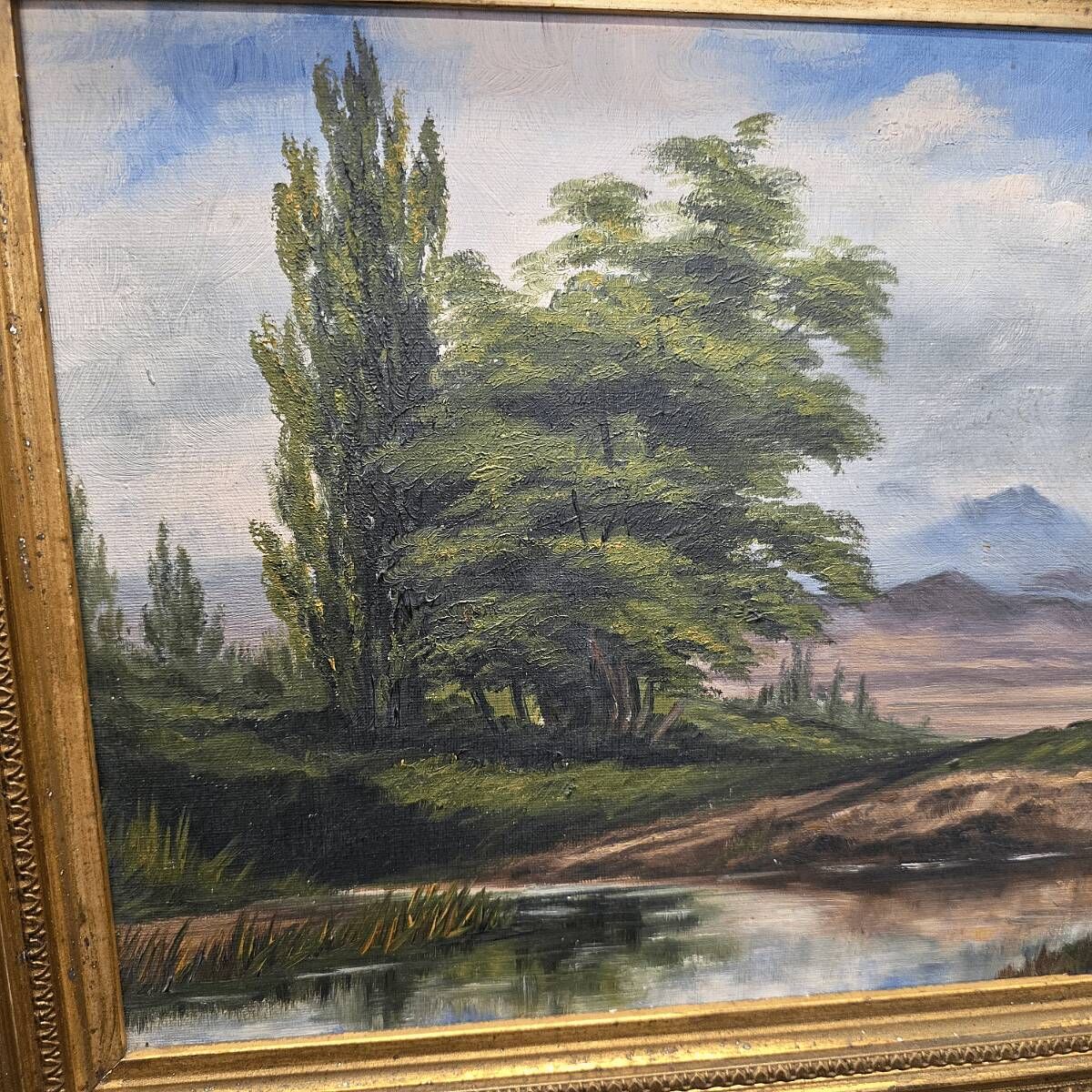Old Painting Titled The Dovedale, from around 1900