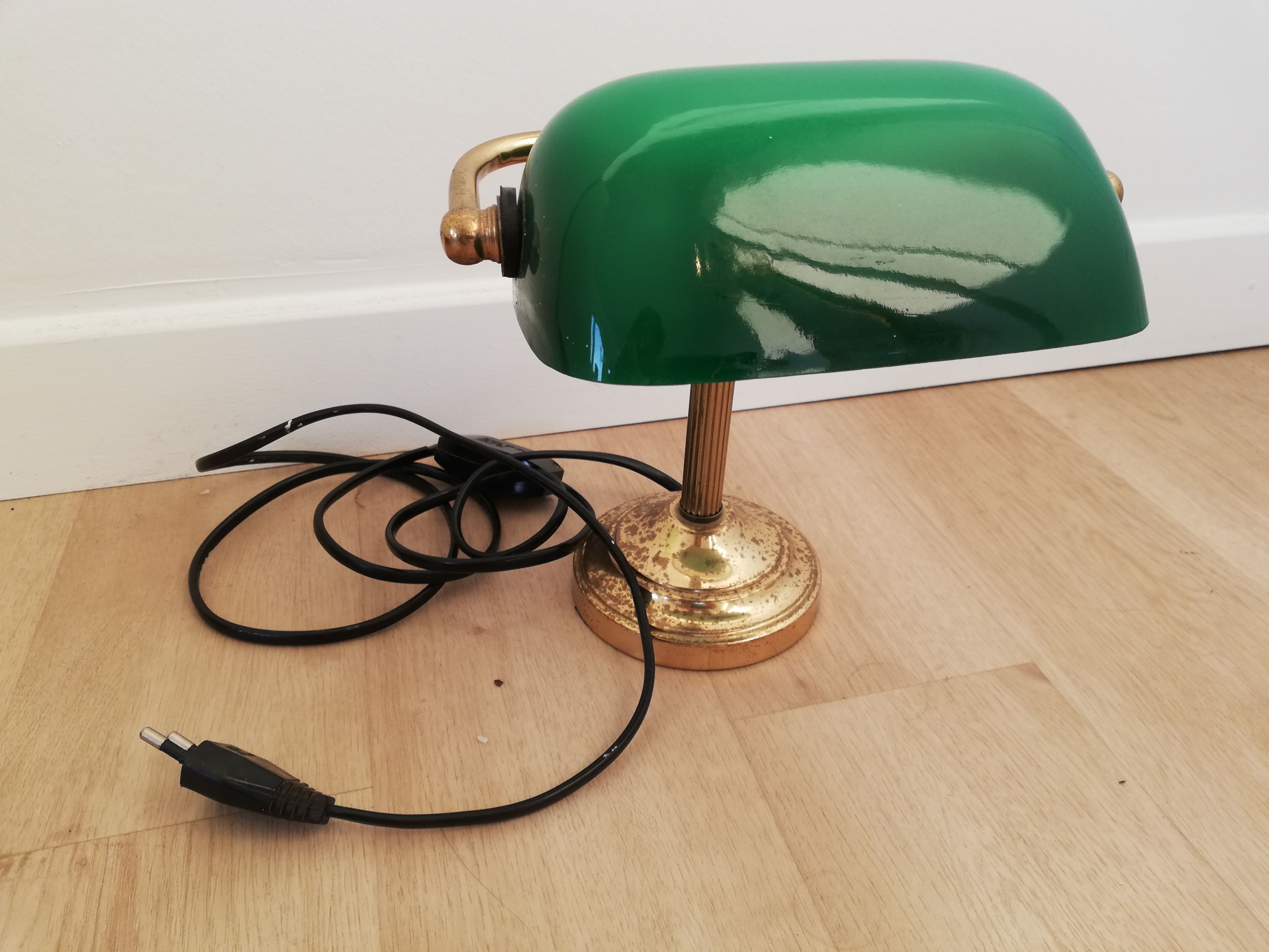 Lampe de notaire vintage avocat, années 70