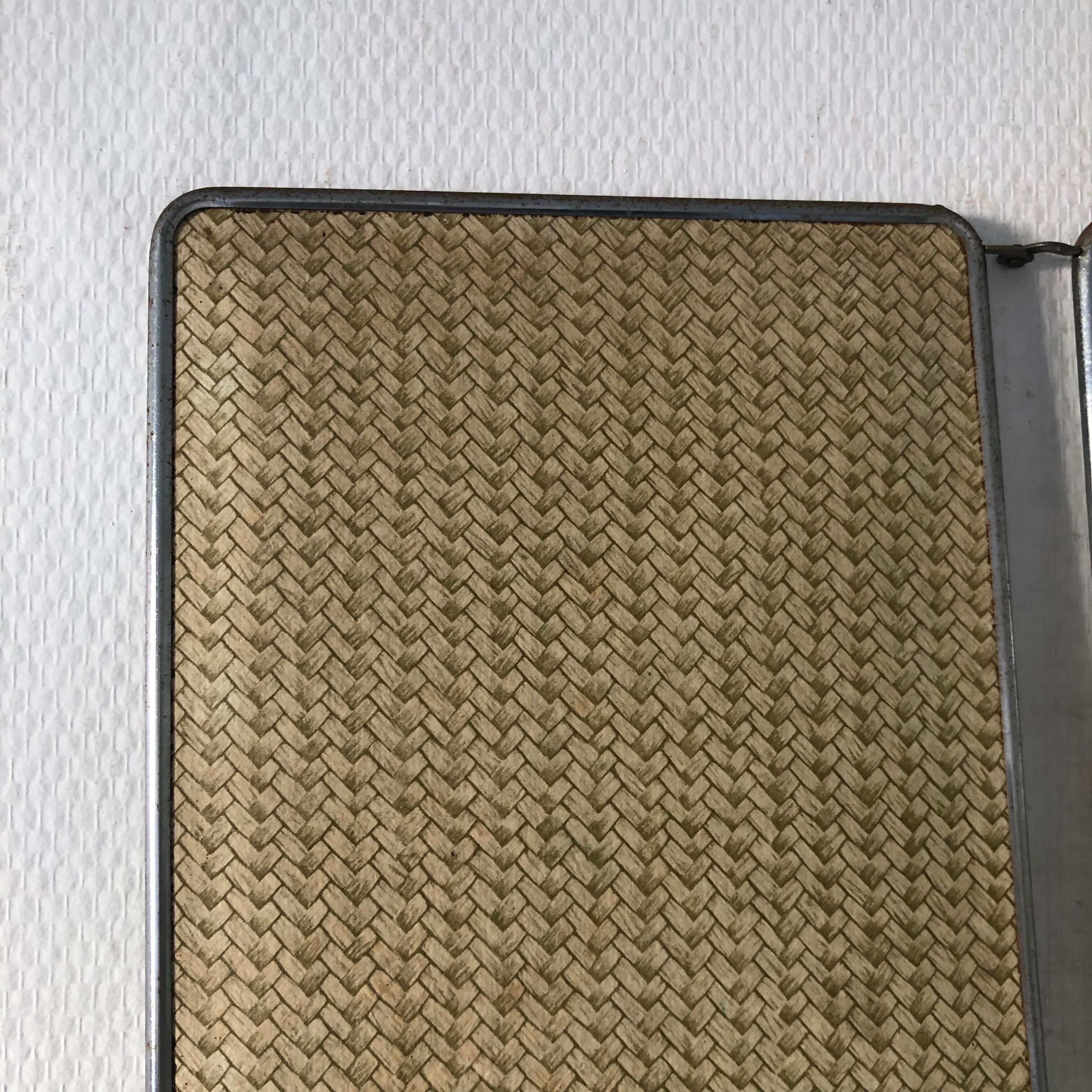 Barber triptych mirror 28x69cm vintage 1960