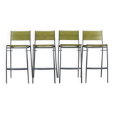 Set of four barstools by Tito Agnoli for Pierantonio Bonacina